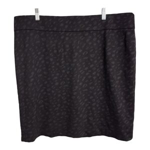 Chicos Spot On Pattern Pencil Ponte Business Corpgore Office Party Skirt Sz 4/20